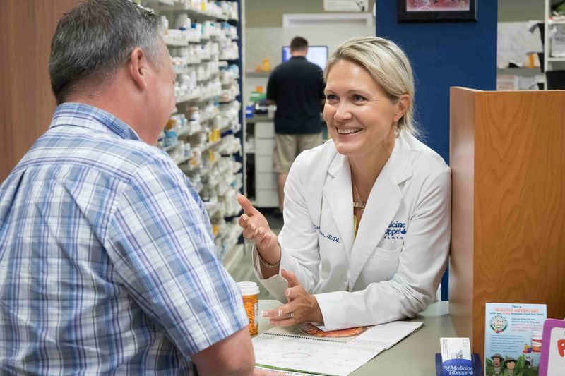 Pharmacist assisting a patient at The Medicine Shoppe® Pharmacy